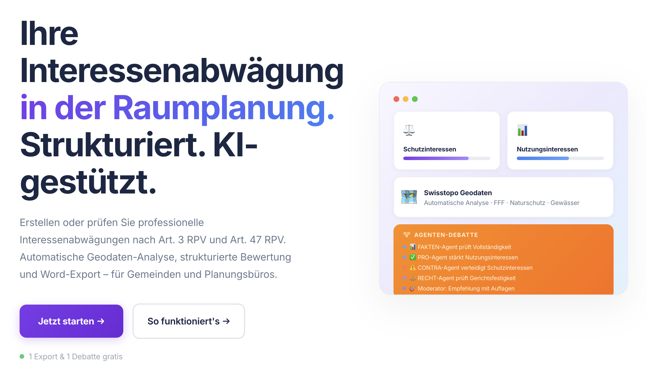 Interessenabwägung mit KI