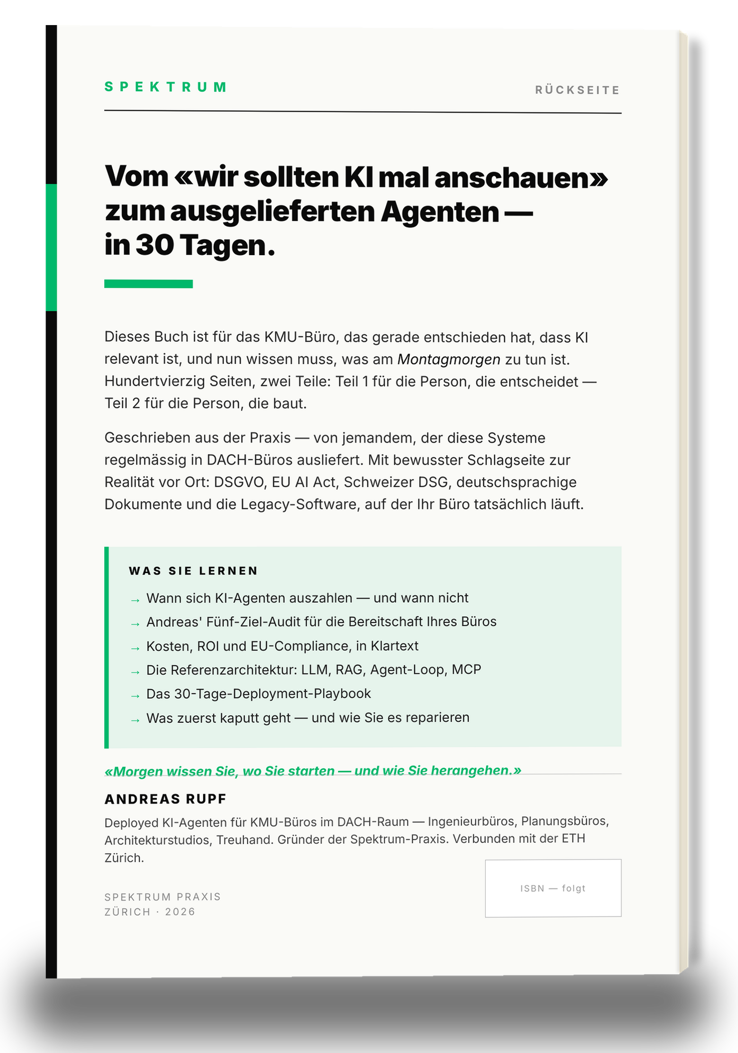 KI-Agenten für Ihr Büro – Taschenbuch Cover